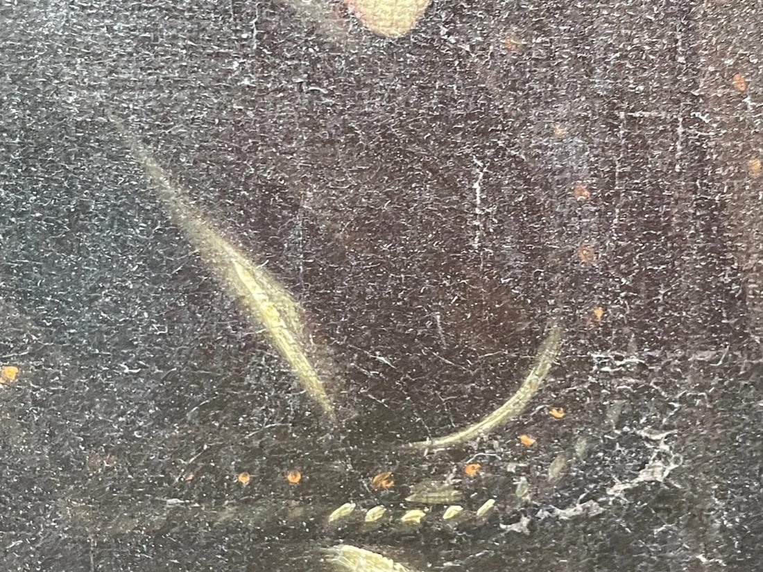 17th Century Oil Painting Royal King Charles I in Armour Circle Henry Stone - 11