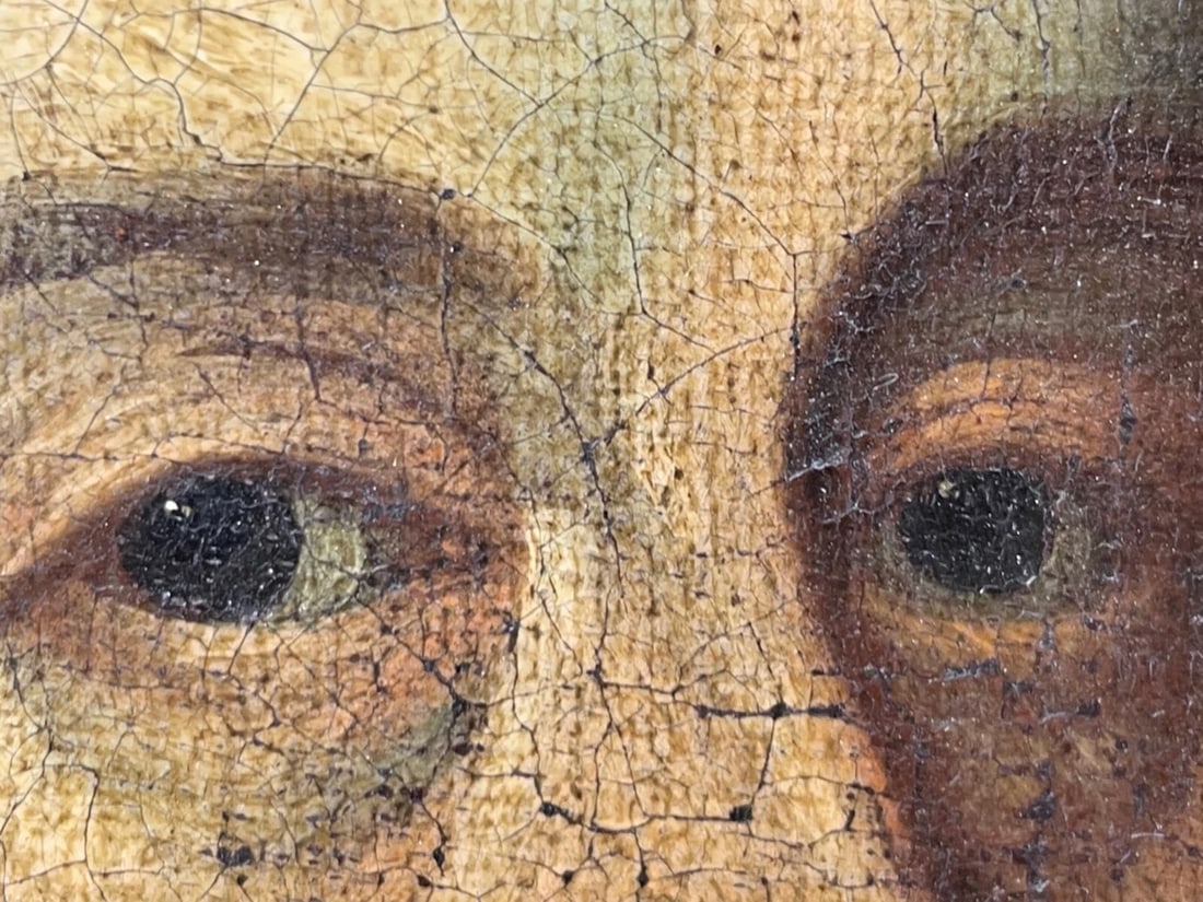 17th Century Oil Painting Royal King Charles I in Armour Circle Henry Stone - 17