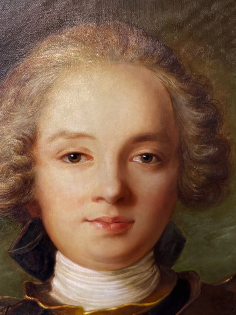 Portrait Jean Philippe Le Chevalier d'Orléans Wearing Order of Malta Armour - 4