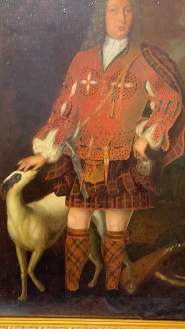 Jacobite Highland Noble Portrait Kenneth Sutherland 3rd Lord Duffus In 1732 - 2