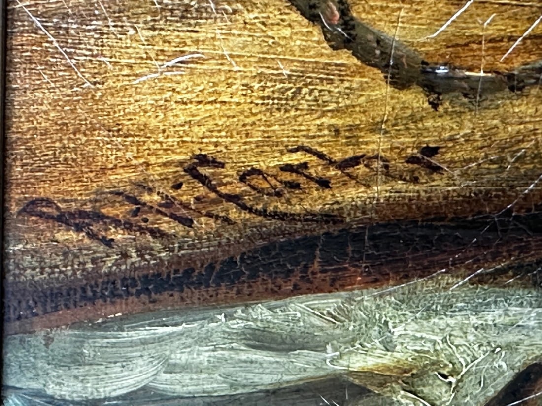 Newlyn 19th Century Marine Oil Painting Portrait Cornish Fisherman Hooked Catch - 10