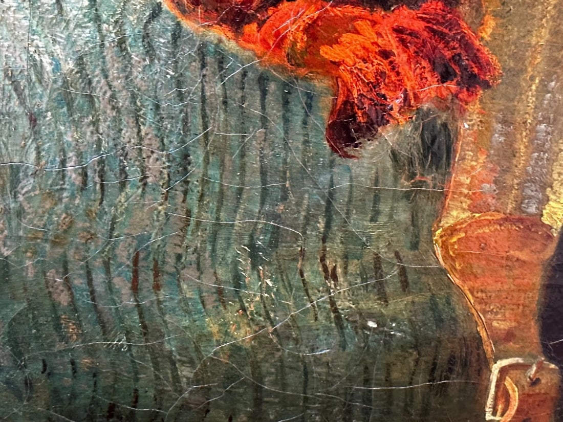 Newlyn 19th Century Marine Oil Painting Portrait Cornish Fisherman Hooked Catch - 18