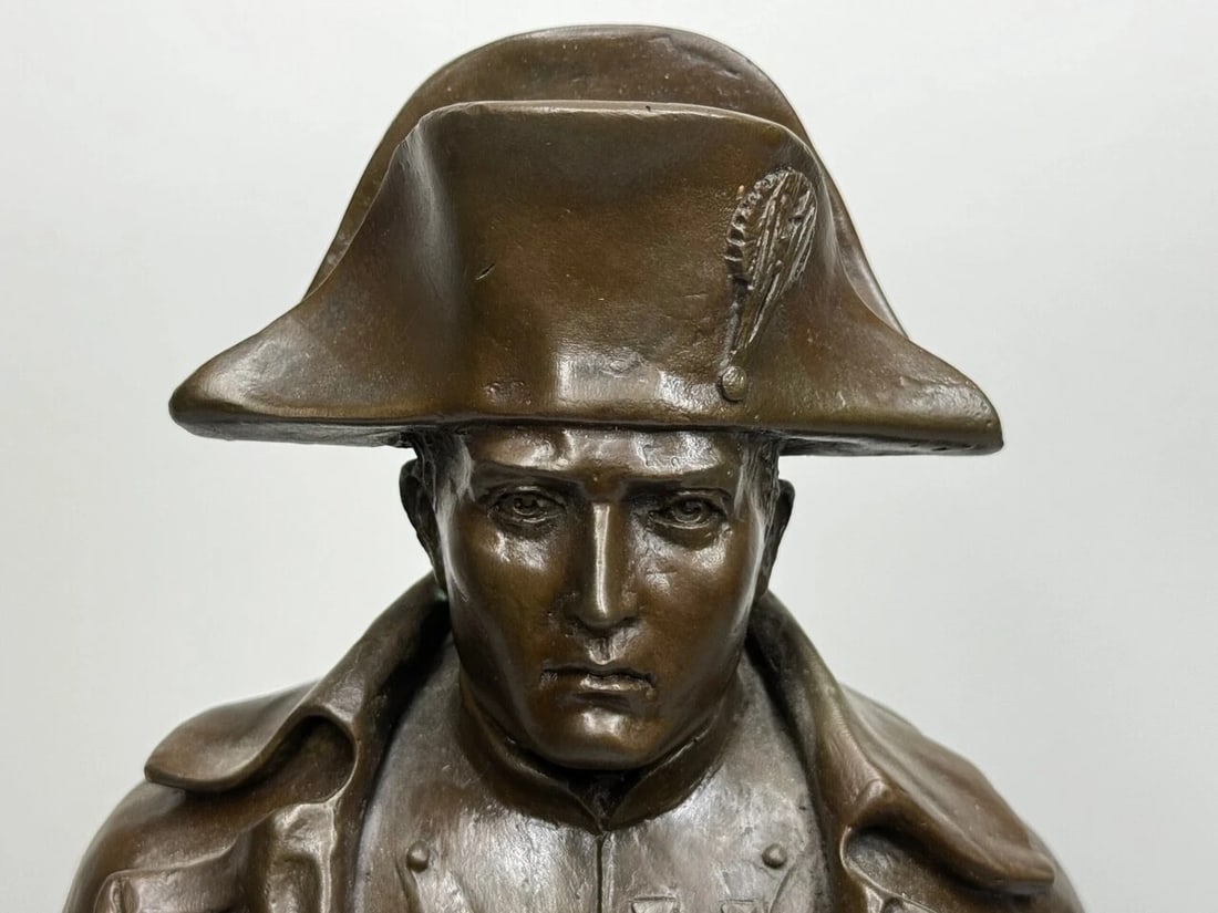 After The Antique French Bronze Sculpture The Little Corporal Emperor Napoleon - 14