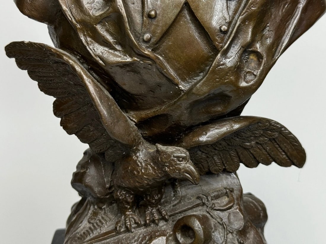 After The Antique French Bronze Sculpture The Little Corporal Emperor Napoleon - 16