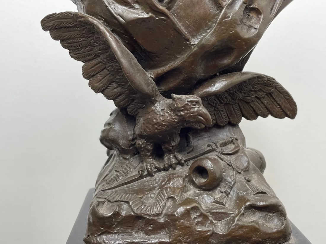 After The Antique French Bronze Sculpture The Little Corporal Emperor Napoleon - 9