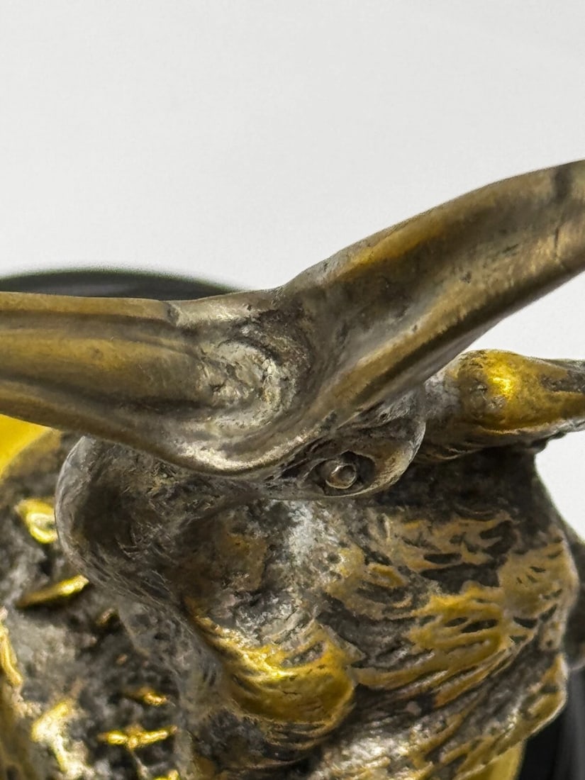 Majestic Grace Fine Spanish Art Deco Pelican Mascot Sculpture on Stand - 11