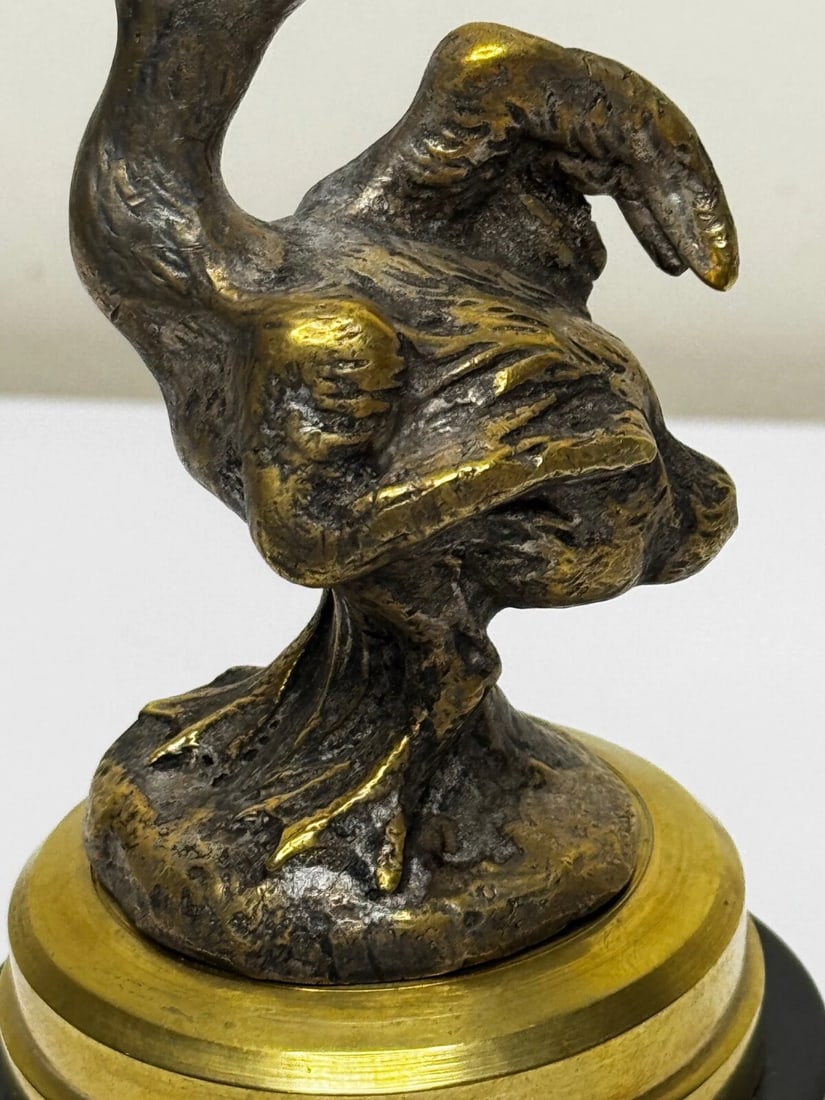 Majestic Grace Fine Spanish Art Deco Pelican Mascot Sculpture on Stand - 12