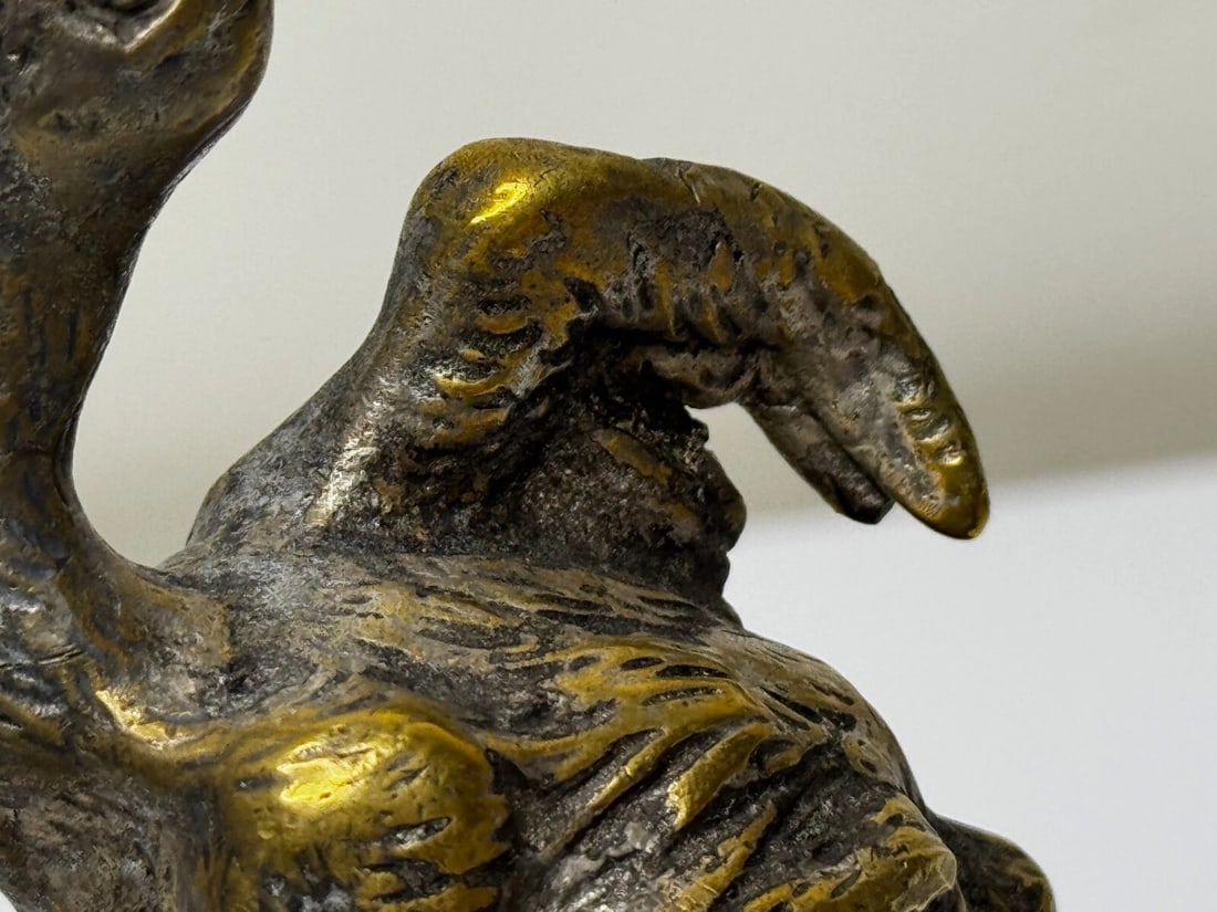 Majestic Grace Fine Spanish Art Deco Pelican Mascot Sculpture on Stand - 14