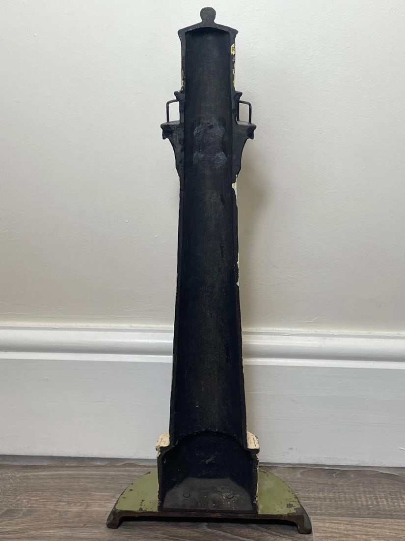 Rare Architectural Original Antique American Door Stop Form Of A Lighthouse - 11