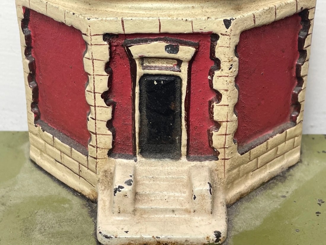 Rare Architectural Original Antique American Door Stop Form Of A Lighthouse - 4