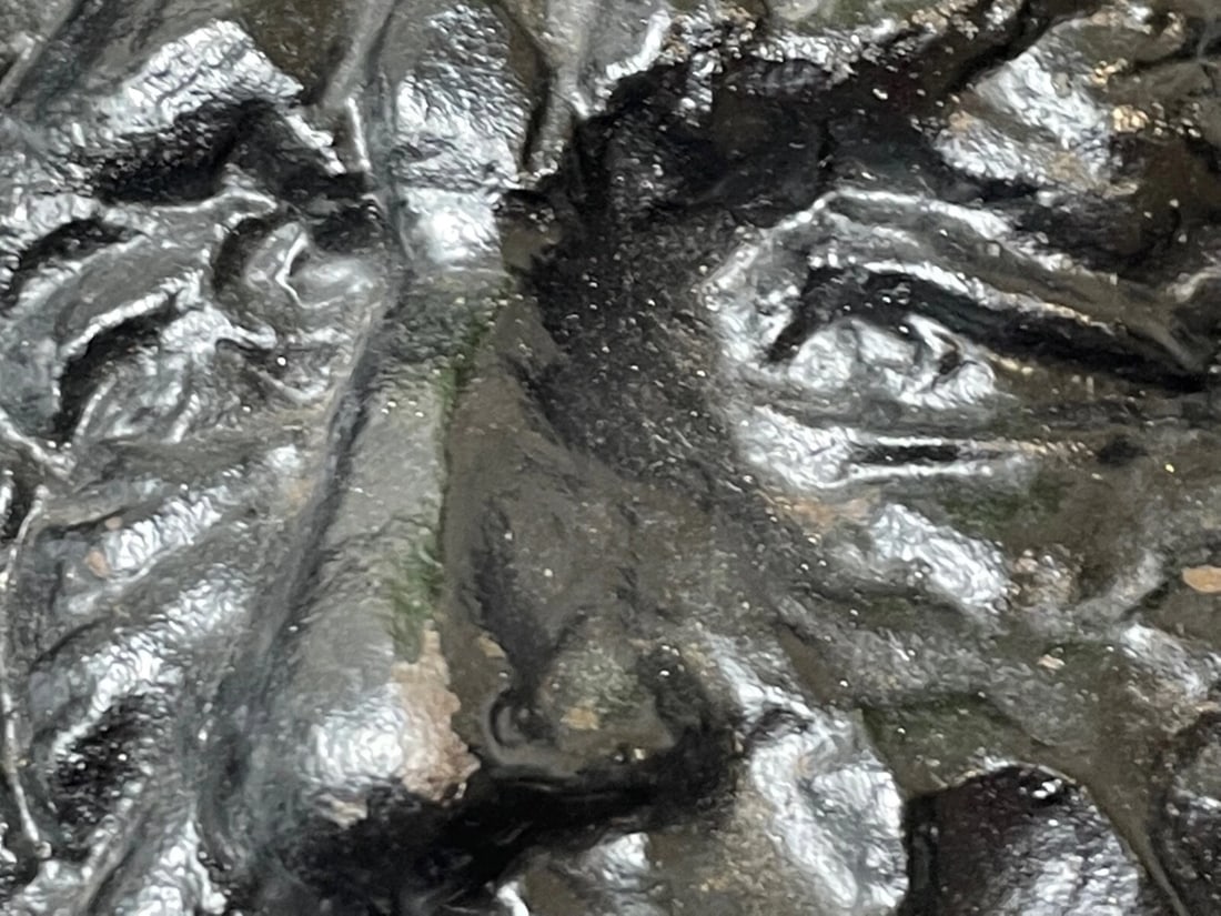 Antique English Fisherman Sea Captain Pipe Smoker Heavy Cast Iron Wall Plaque - 10