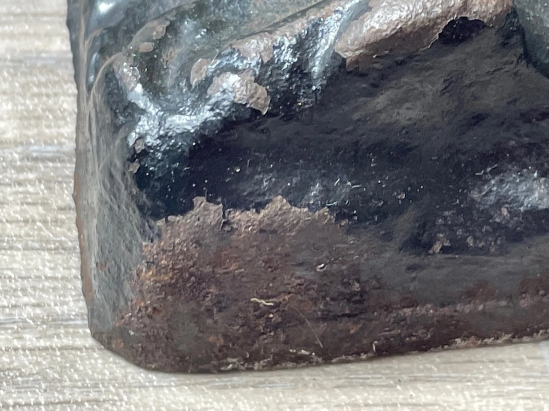 Antique English Fisherman Sea Captain Pipe Smoker Heavy Cast Iron Wall Plaque - 9