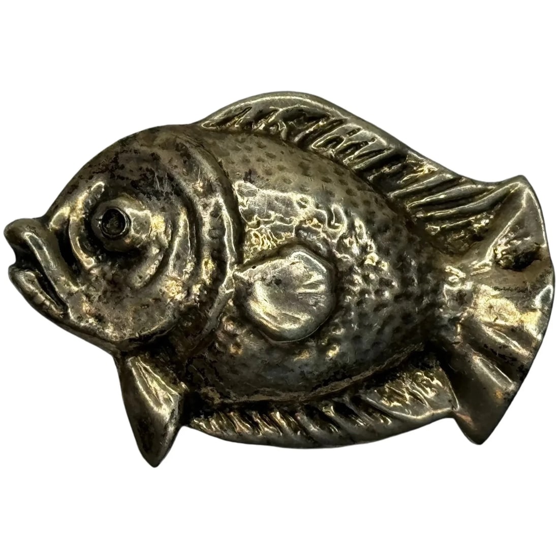 Mid-Century Sterling Silver Bream Fish Brooch Scandinavian Modernist Style Taste (1 of 20)