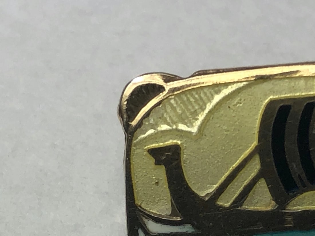 Antique Art Nouveau 925 Silver Gilt Enamel Viking Ship Brooch Gustav Gaudernack - 11