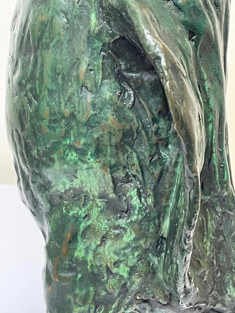 Patinated Bronze Model Of Aquatic Flightless Penguin Sculpture - 8