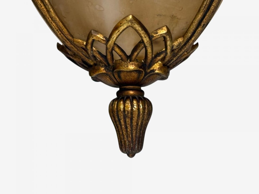 Muller Frères, French Art Deco, Bronze, Glass, Chandelier, France, 1920s - 5