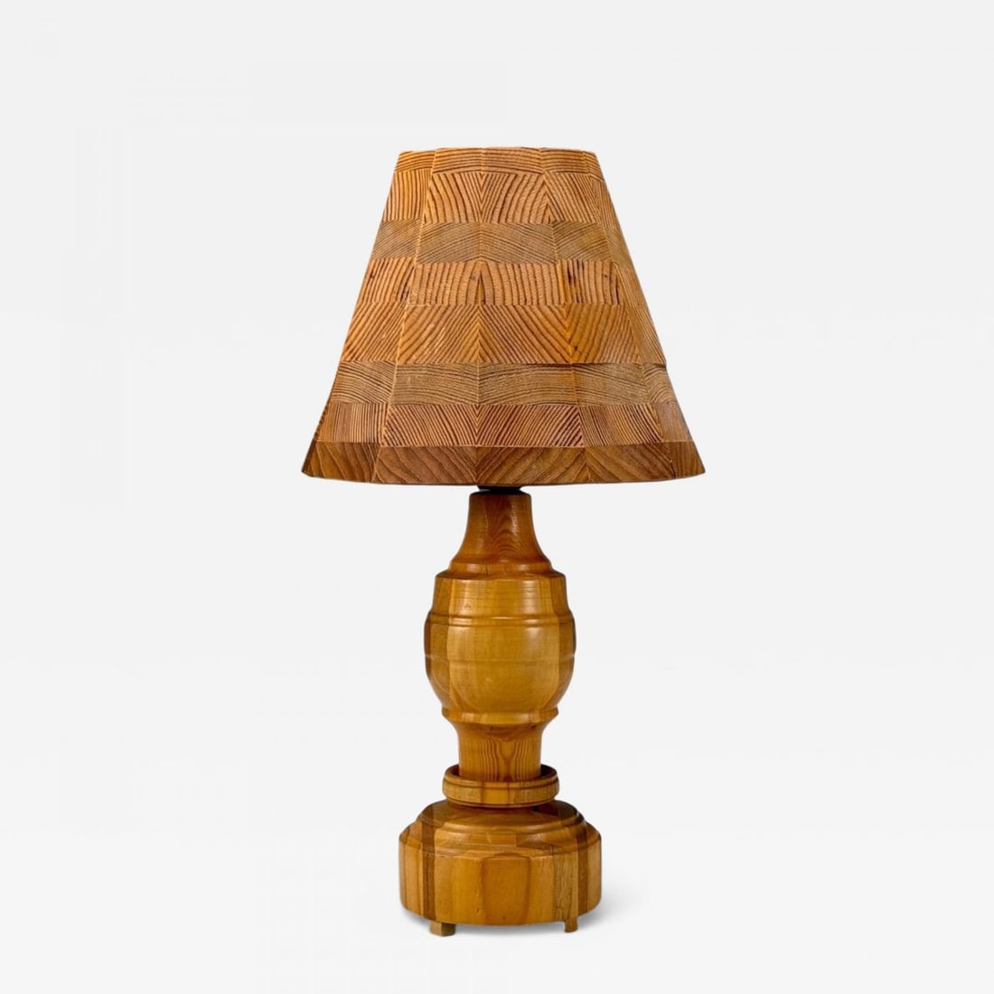 Swedish Modern, Pine, Table Lamp, Sweden, 1960s (1 of 11)