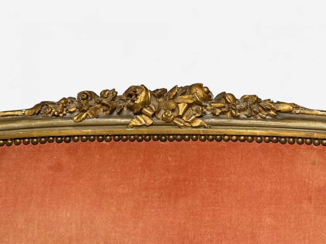 Neoclassical, Clayed Gilt, Carved Wood, Twin Bedframe, France, 1900s - 6