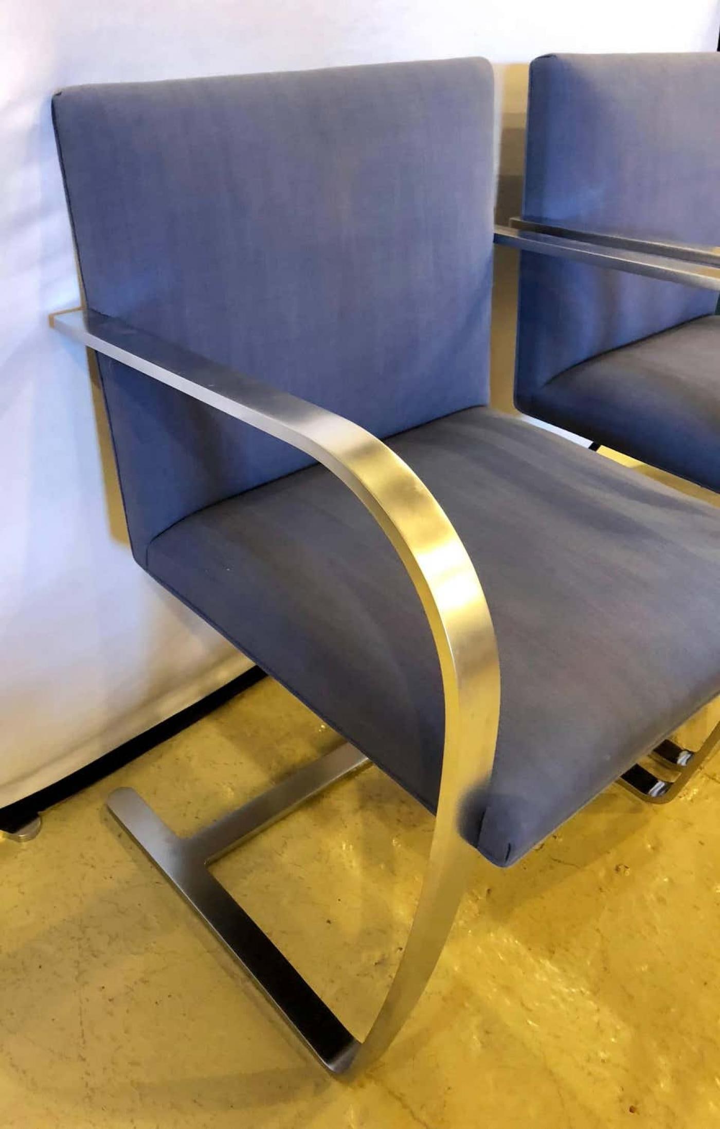 Rare Set of Ten Mies van der Rohe Dining Chairs for Knoll - 8