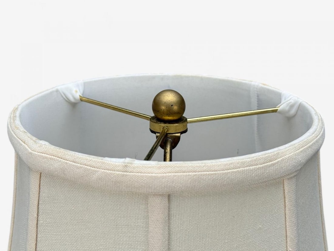 Chinoiserie, Painted Wood, Brass, Table Lamp, USA, 1960s - 8