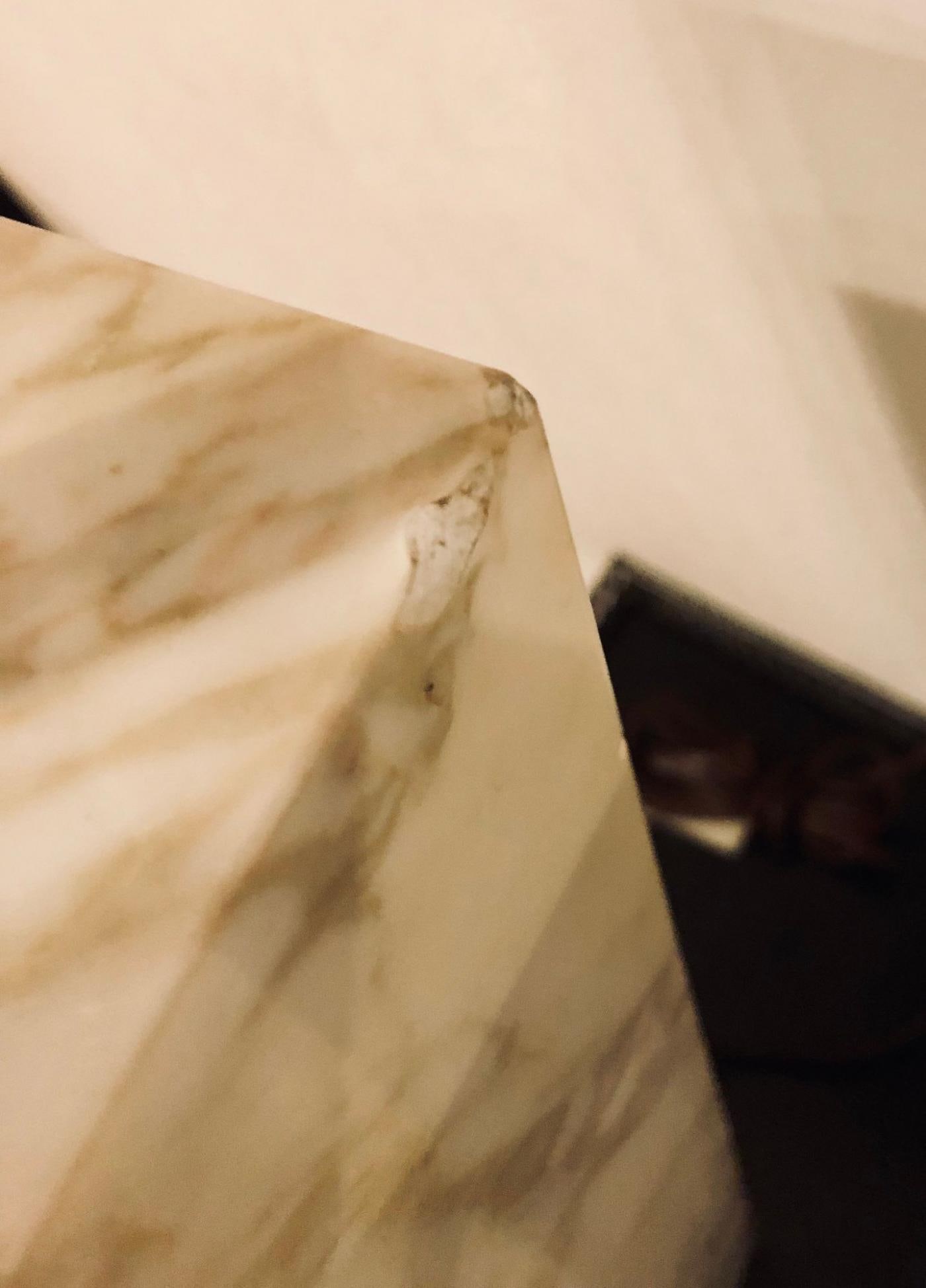 Fine Custom Pair of T. H. Robsjohn-Gibbings Marble Column Form Table Lamps - 9