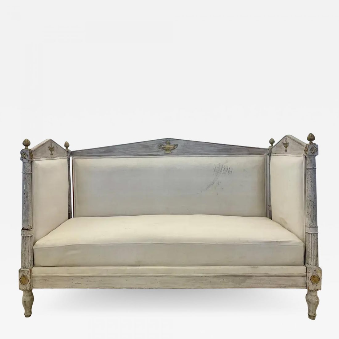 18th Century Gustavian Sofa, Daybed, Swedish Paint Decorated, Sweden (1 of 13)