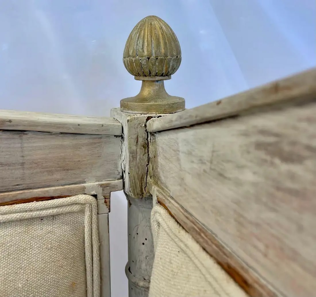 18th Century Gustavian Sofa, Daybed, Swedish Paint Decorated, Sweden - 7