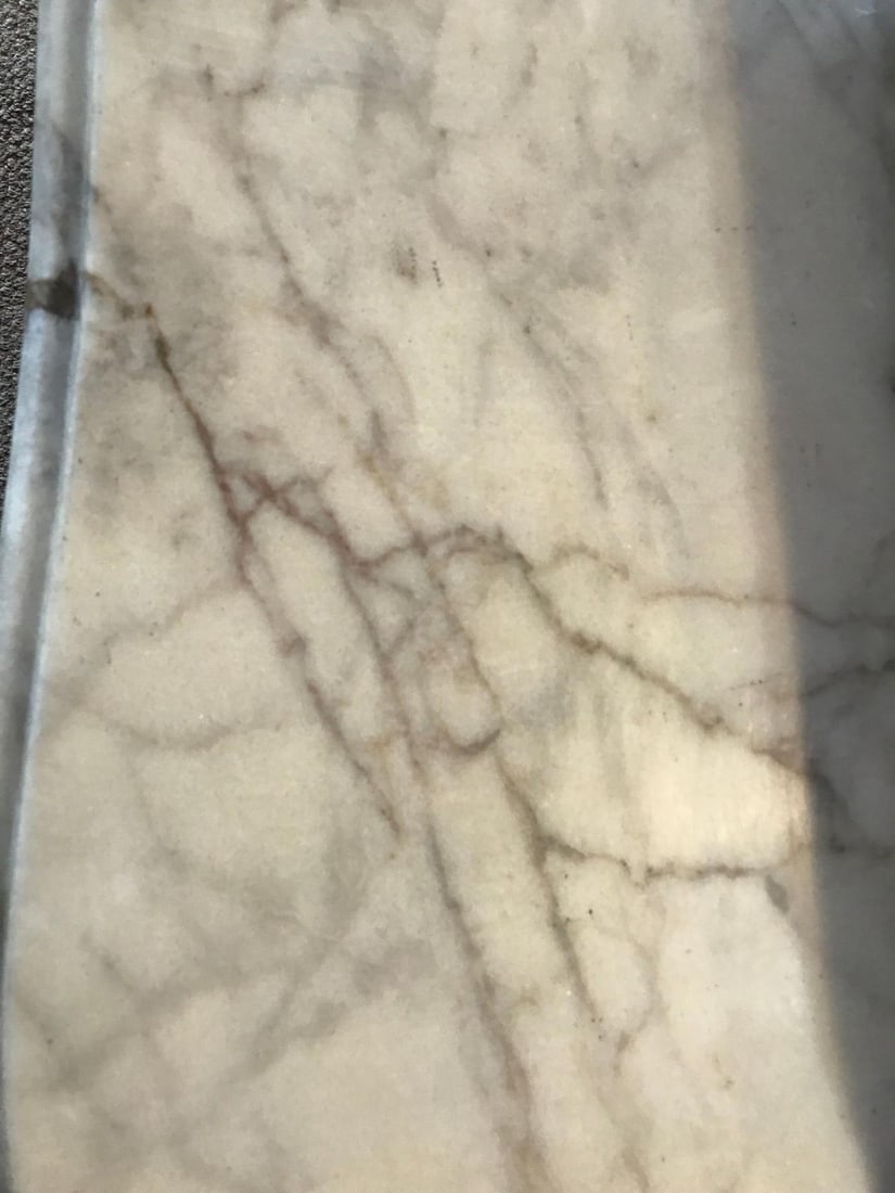 Pair of Jansen Style Double Door Marble-Top Bedside Cabinets or End Tables - 11