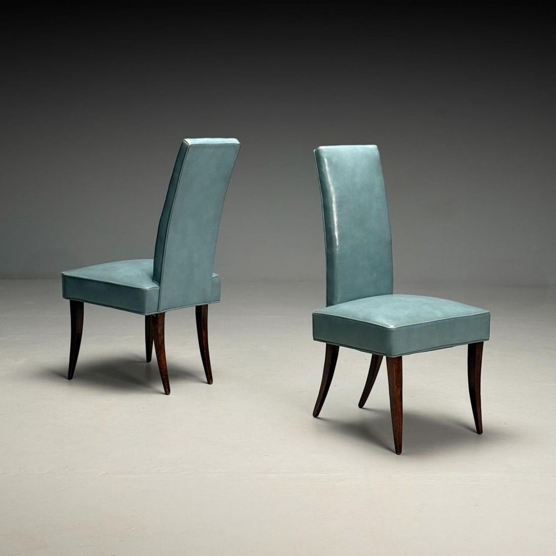 Dunbar, Mid-Century Modern, Occasional Chairs, Leather, Rosewood, 1950s - 4