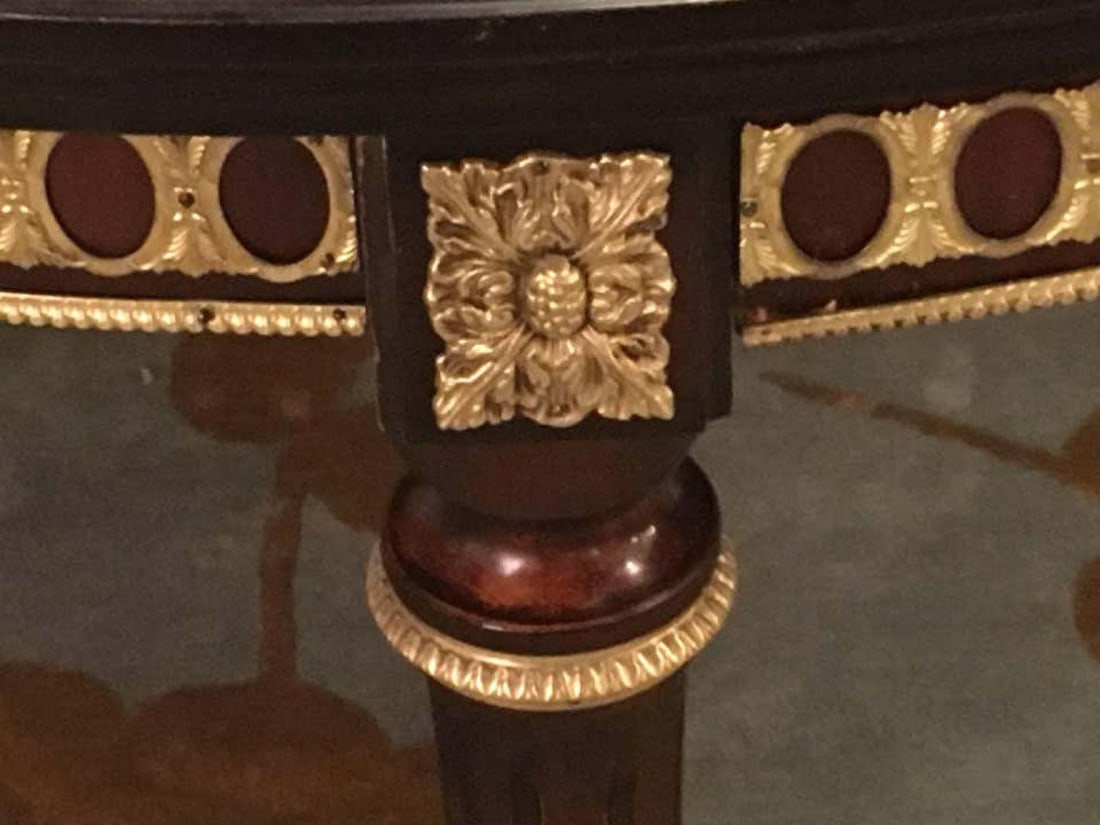 Louis XVI Style Bronze-Mounted Dining Room Table, in the Manner of Jansen - 8