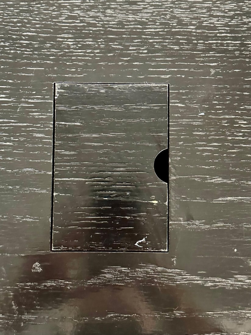 Mid-Century Modern Large Writing Table / Executive Desk, Pace, Ebony, - 11