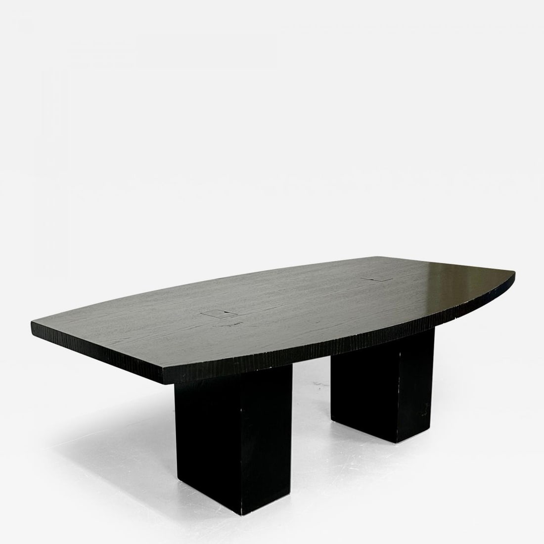 Mid-Century Modern Large Writing Table / Executive Desk, Pace, Ebony, - 2