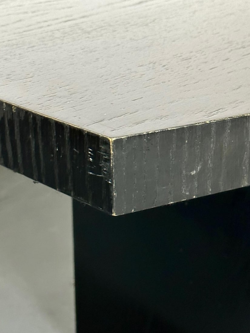 Mid-Century Modern Large Writing Table / Executive Desk, Pace, Ebony, - 7