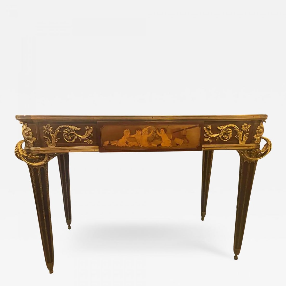 Table De Salon, Signed Francois Linke Centre Table Louis XV Style - 2