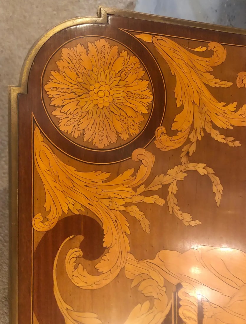 Table De Salon, Signed Francois Linke Centre Table Louis XV Style - 8