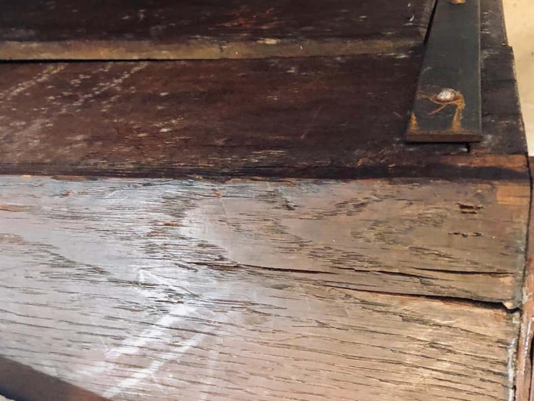 19th Century Empire Serpent Paint & Gilt Decorated Mirrored Back Pier or Cons - 11