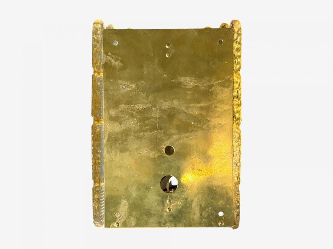 Orrefors, Swedish Modern, Brass, Glass, Wall Light, Sweden, 1960s - 10