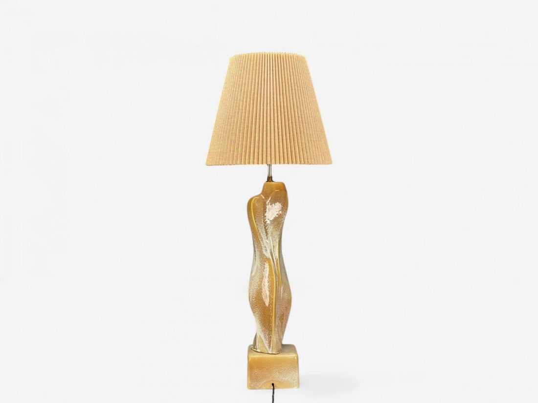 Yasha Heifetz Style, Ceramic, Abstract Table Lamps, USA, 1960s - 12