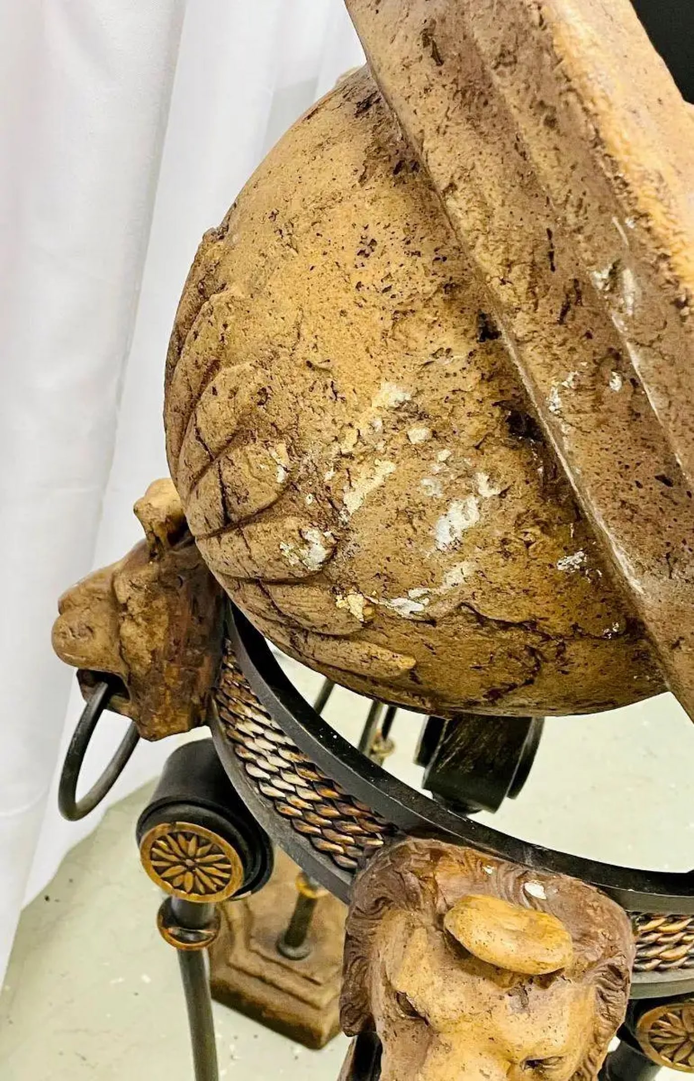 Pair of Figural Empire Style Jardinières, Planters on Stands, Europe, 1960s - 12