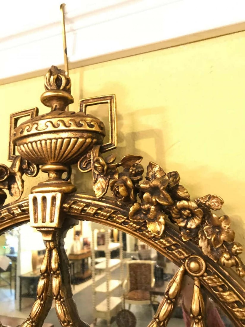 Pair of George III Style Giltwood and Composite Shelved Wall / Console Mirrors - 10