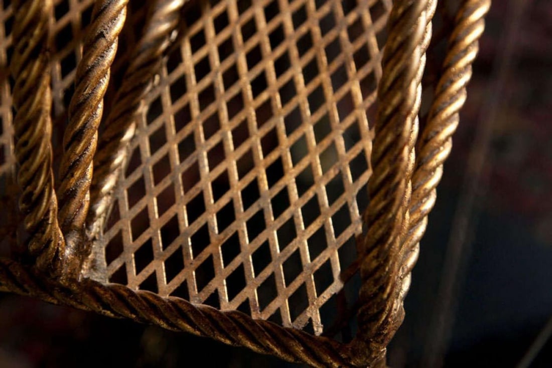 Bronze Magazine Rack Attributed to Maison Jansen - 8