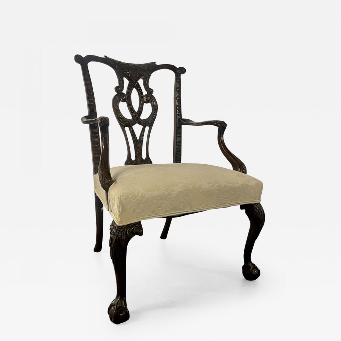 Georgian Arm, Office Chair. Ball and Claw (1 of 12)