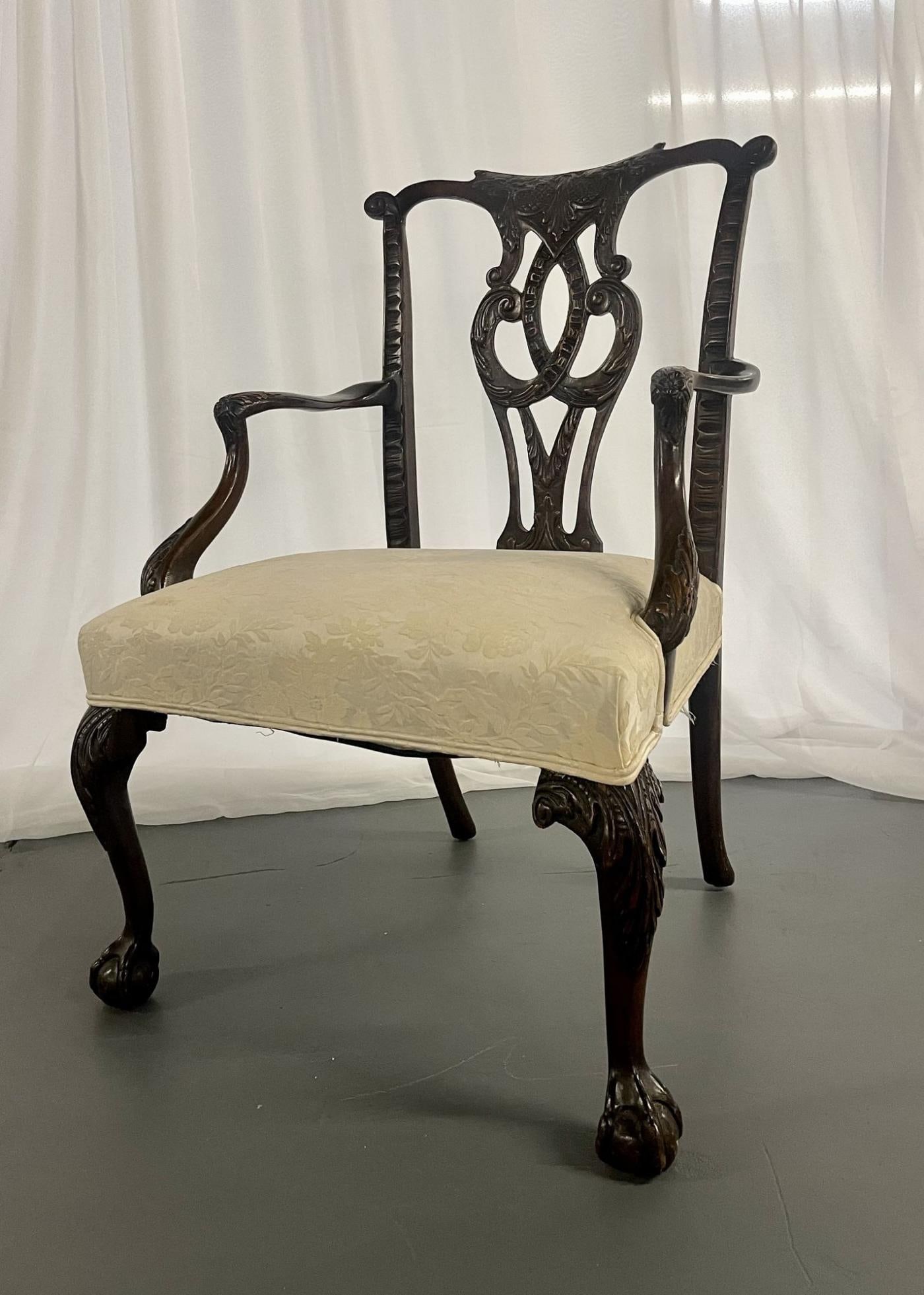 Georgian Arm, Office Chair. Ball and Claw - 5