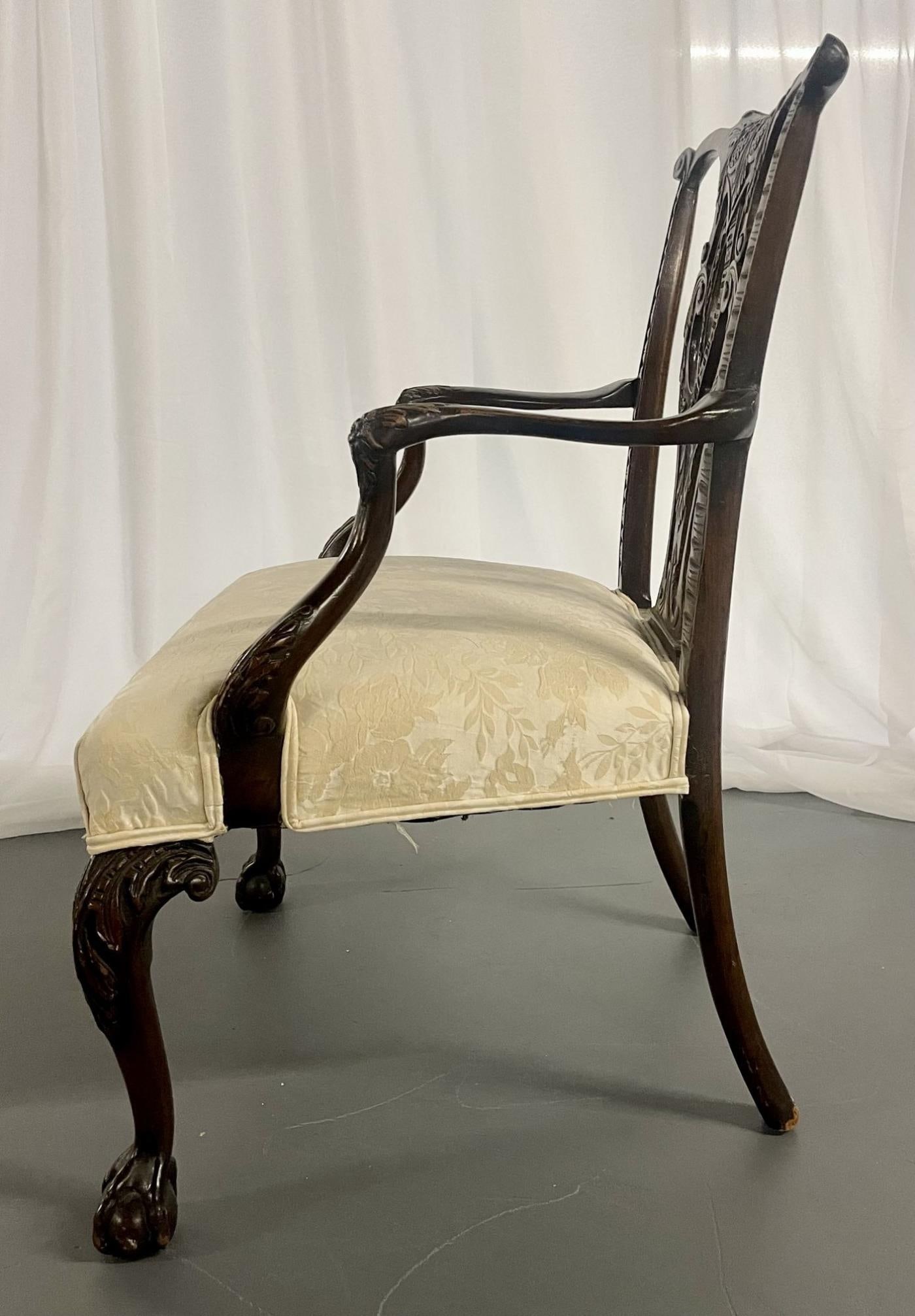 Georgian Arm, Office Chair. Ball and Claw - 6