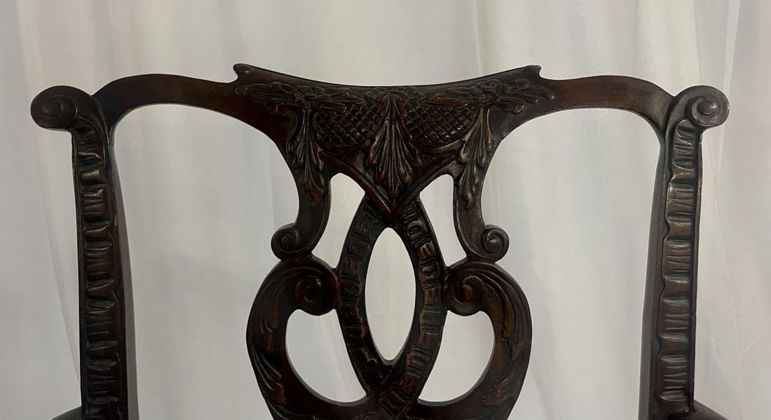 Georgian Arm, Office Chair. Ball and Claw - 9