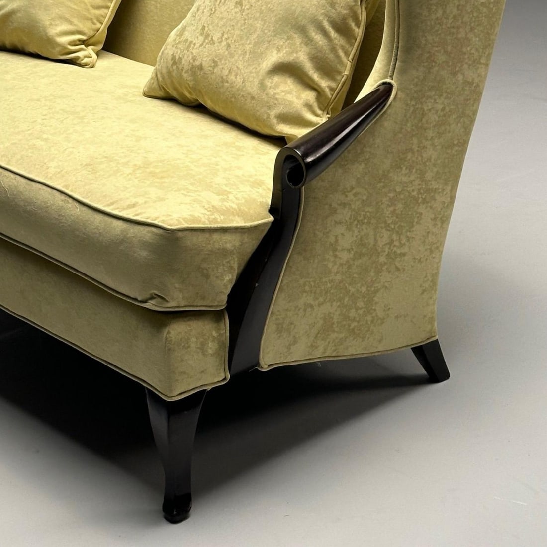 Christopher Guy, Contemporary, Sofas, Celadon Velvet, Mahogany, USA, 2010s - 10