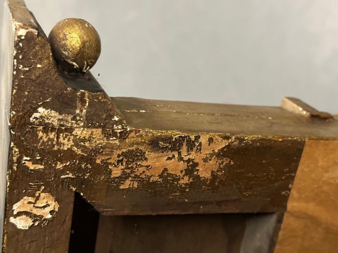 Hollywood Regency Giltwood Mirror, Wall / Console Mirror, Made in Italy - 13