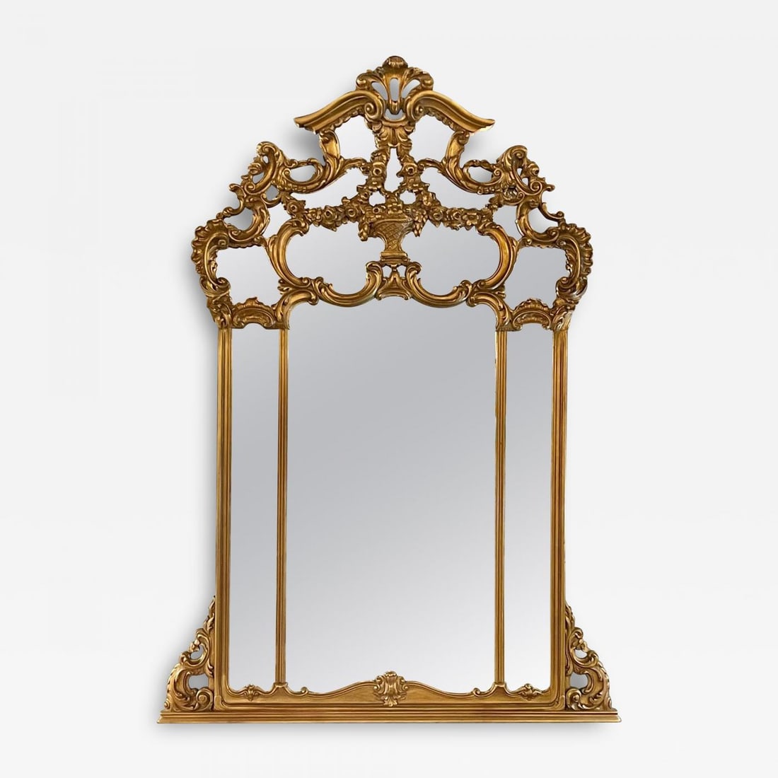 Giltwood over the Mantel Mirror, Wall or Console Mirror - 2