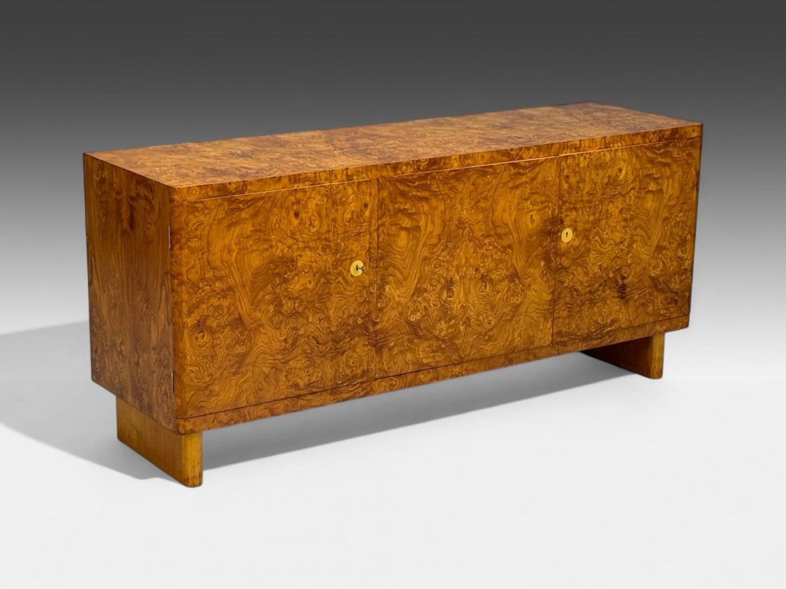 Axel Einar Hjorth, Nordiska Kompaniet, Root Wood, Rare Sideboard, Sweden, 1937 - 3
