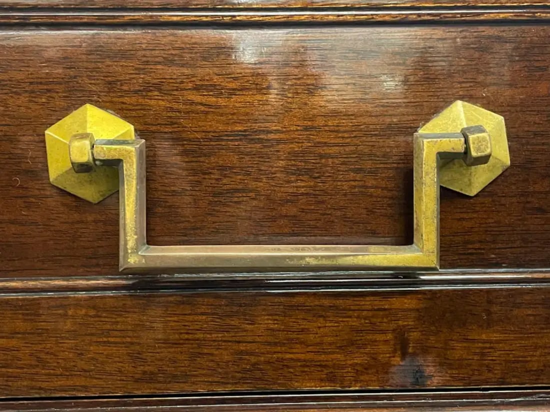 Maison Jansen Stamped Louis XVI Style Mahogany Marble-Top Commode - 8